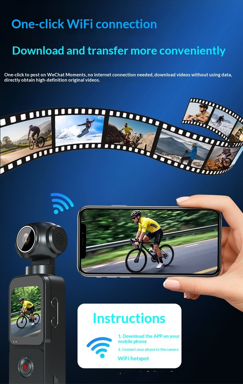 Handheld Pocket-Sized Portable HD Digital Action Camera