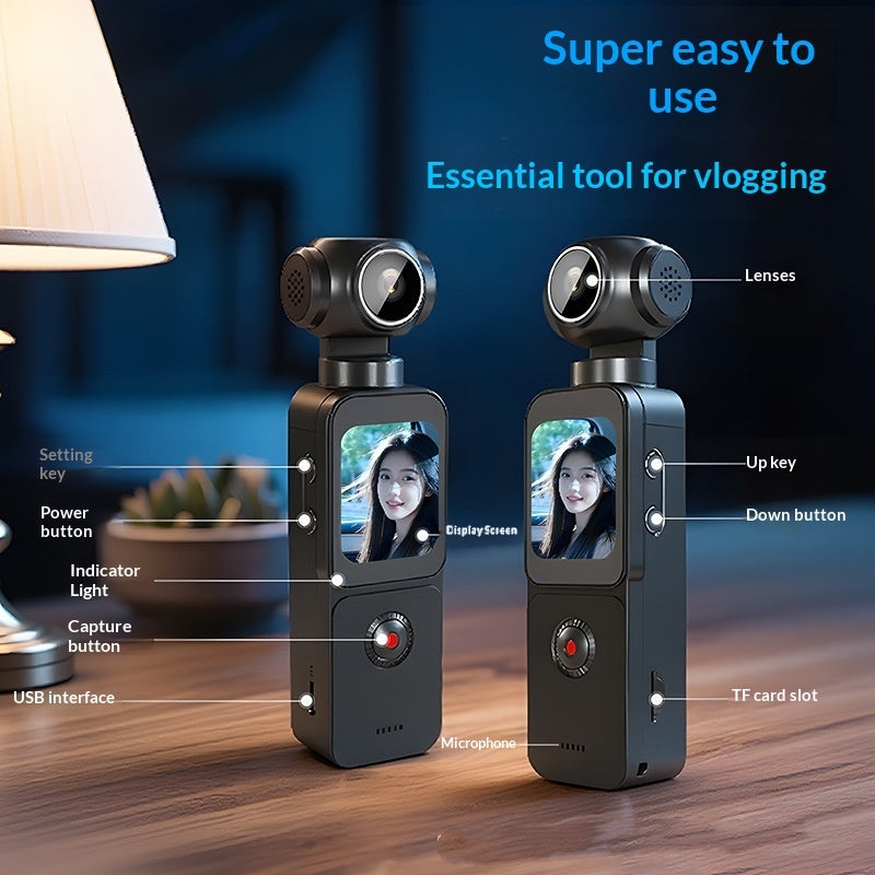 Handheld Pocket-Sized Portable HD Digital Action Camera